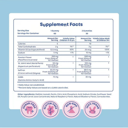 Mimble Mood Balance Saffron Gummies