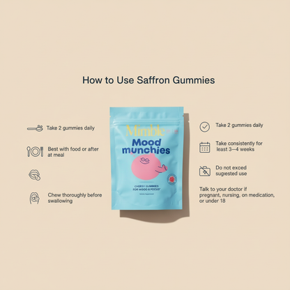Mimble Mood Balance Saffron Gummies