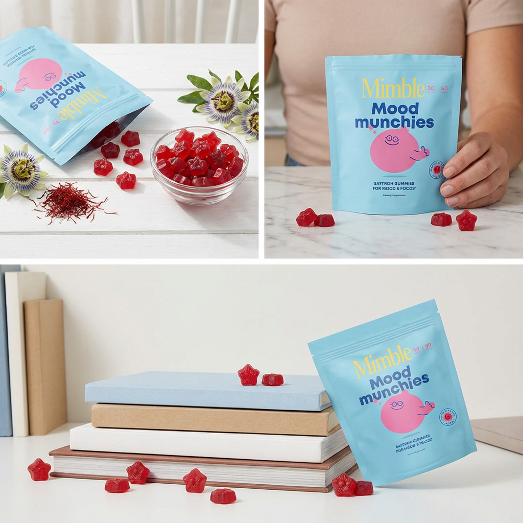 Mimble Mood Balance Saffron Gummies